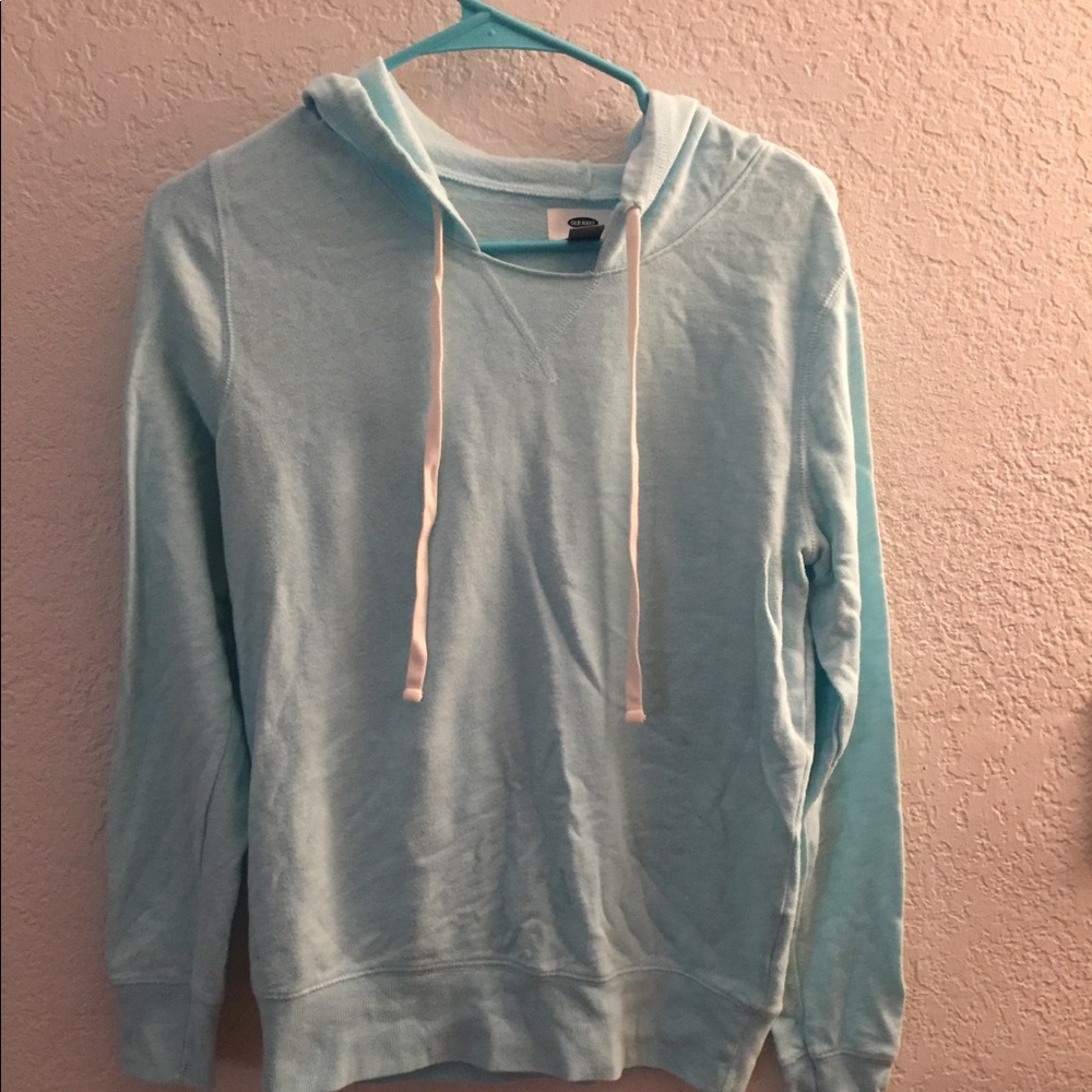 Blue sweatshirt tee
